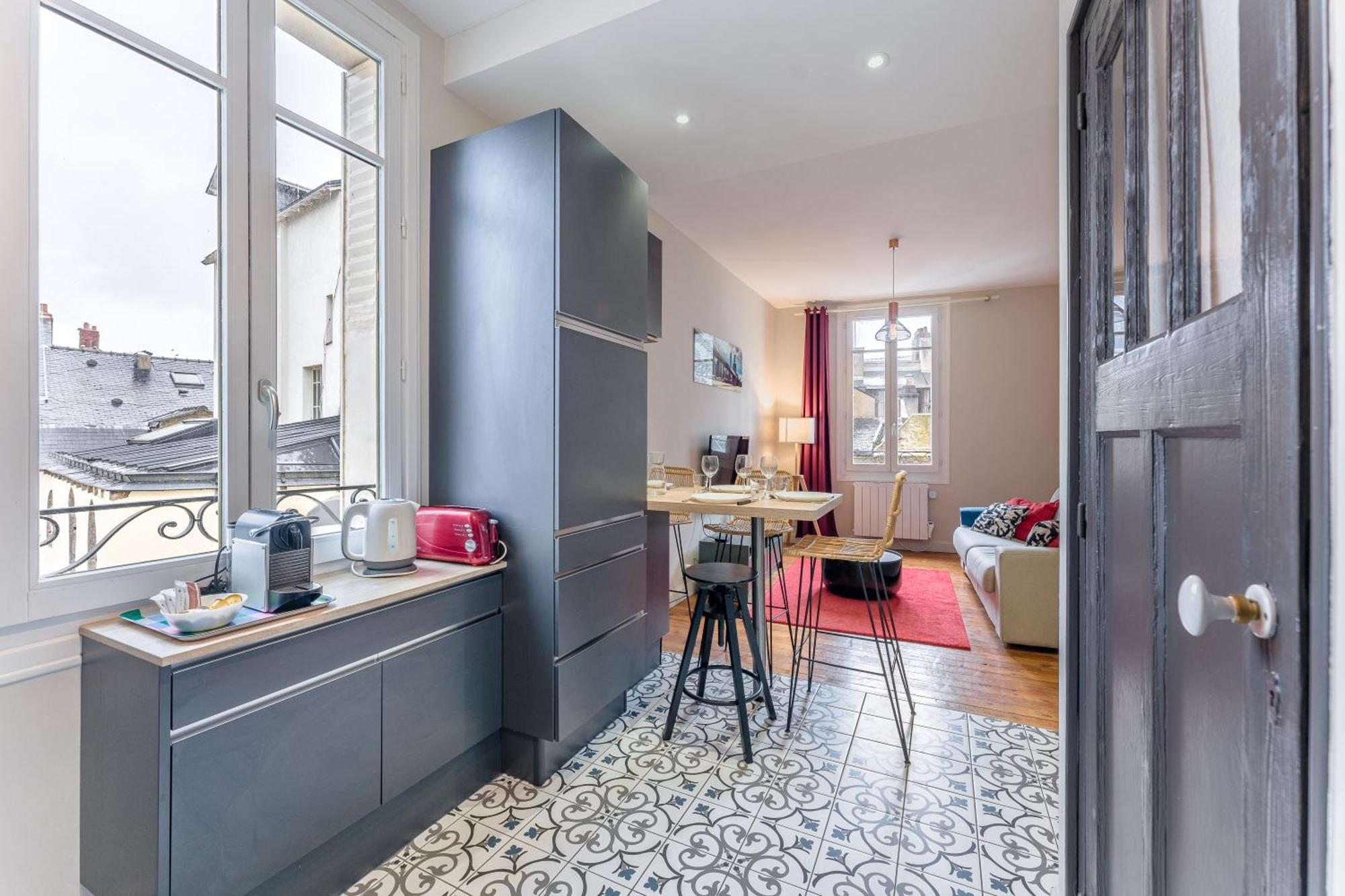 Le Petit Bacchus - Au Coeur De Nantes Lägenhet Exteriör bild